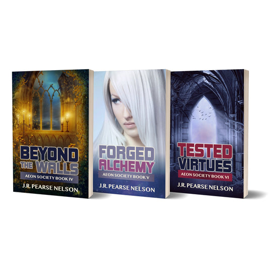 Aeon Society collection books 4-6 fantasy romance author J.R. Pearse Nelson