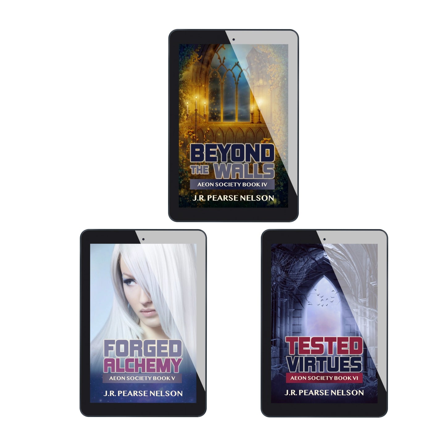 Aeon Society collection books 4-6 fantasy romance author J.R. Pearse Nelson
