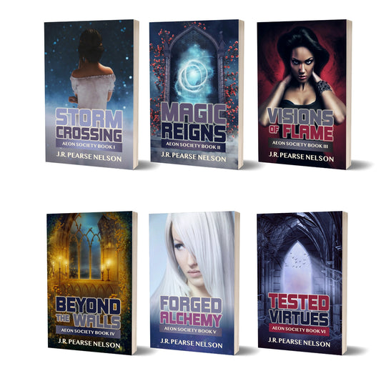 Aeon Society complete series collection fantasy romance author J.R. Pearse Nelson