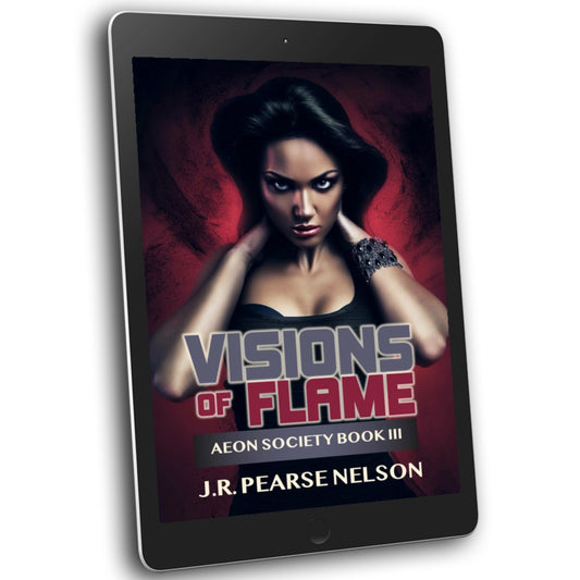 Visions of Flame fantasy romance author J.R. Pearse Nelson