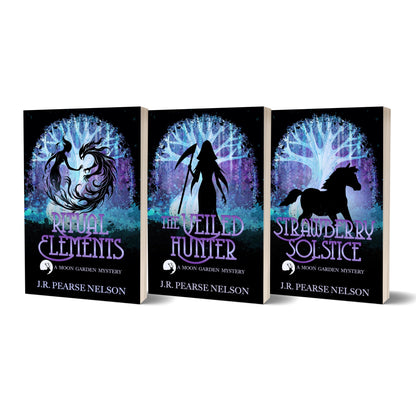 MOON GARDEN MYSTERIES BUNDLE: RITUAL ELEMENTS #4, THE VEILED HUNTER #5, STRAWBERRY SOLSTICE #6