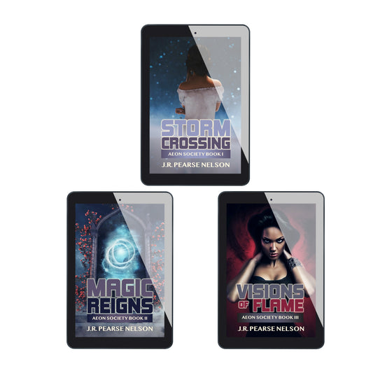 Aeon Society books 1-3 fantasy romance author J.R. Pearse Nelson