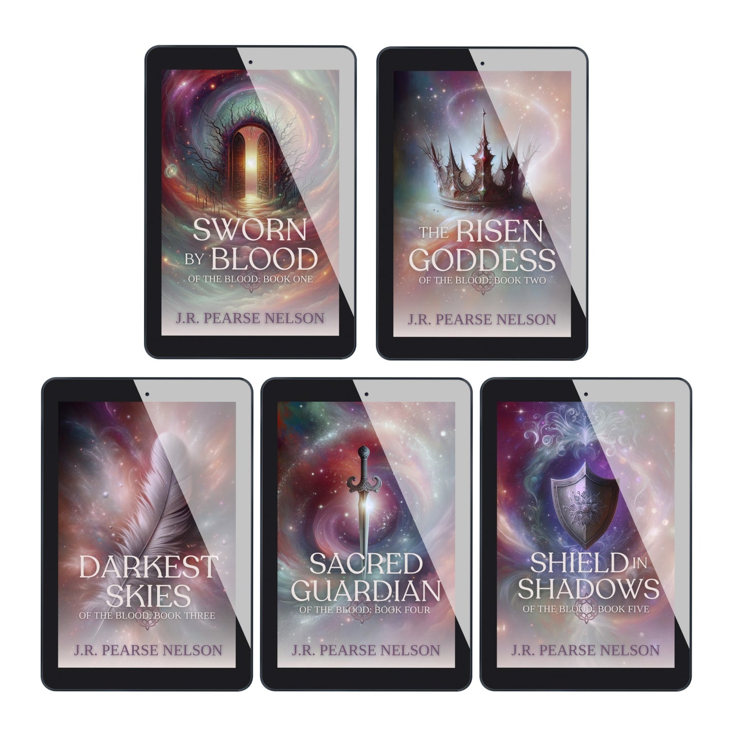 Of the Blood complete fantasy romance series author J.R. Pearse Nelson