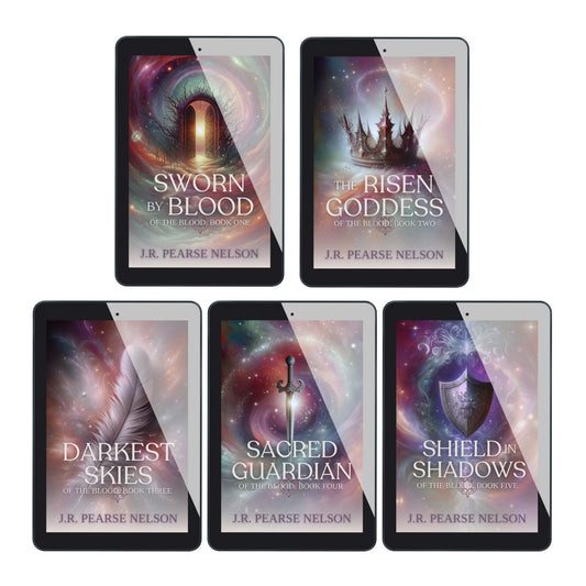 Of the Blood complete fantasy romance series author J.R. Pearse Nelson