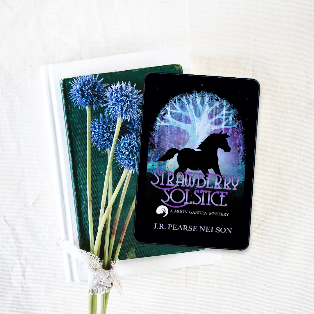 Ebook image of Strawberry Solstice by paranormal cozy mystery author J.R. Pearse Nelson