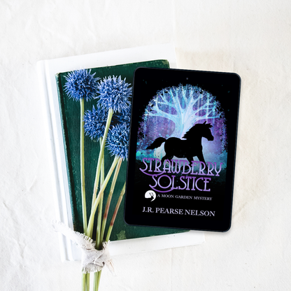 Ebook image of Strawberry Solstice by paranormal cozy mystery author J.R. Pearse Nelson